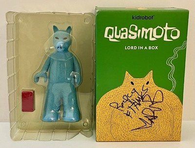 Quasimoto Blue Signed Sketch Madlib & Jeff Jank Stones Throw Vinyl