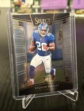 SAQUON BARKLEY 2018 Panini Select Concourse Rookie RC Card #17 New York Giants. rookie card picture