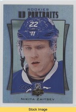 2016 Upper Deck UD Portraits Rookie Rainbow Green Foil Nikita Zaitsev READ o1h