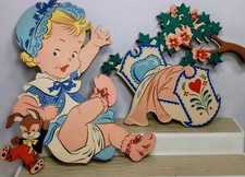 VTG NOS 1950s Mother Goose Rock-A-Bye Baby Nu...