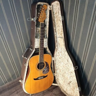 Super Rare 80s Through Neck Fender Capistrano Fender Vintage Vintage Acoustic