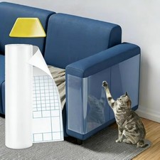 Cat Scratch Tape for Furniture - 197"x17.7" Extra Large Roll, 0.15mm Thick An...