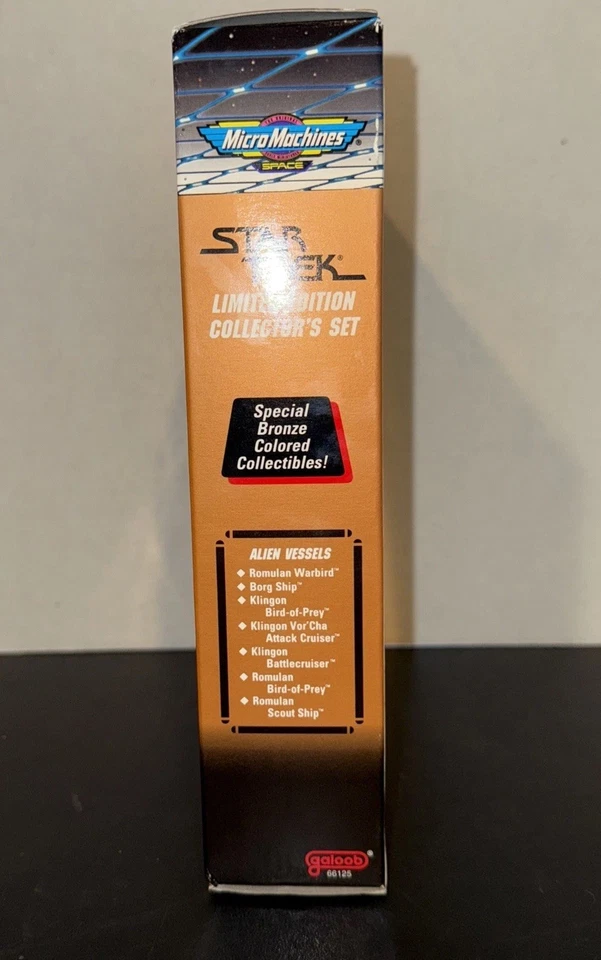 Star Trek 1995 Galoob Micro Machines Space Bronze Limited Edition Used - Image 2 of 4