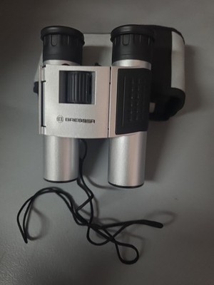 Bresser Topas 10x25 Silver Binoculars With Protective Bag