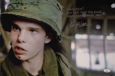 Kevin Dillon Signed 12x18 Platoon "Holy sh*t! You see that..." JSA