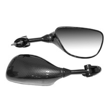 EMGO OEM Replacement Mirror for 03-04 Kawasaki ZX600RR/636 Left Side Carbon