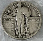 1928 Standing Liberty Quarter 25C Silver 0.900 Fine Philadelphia Mint Coin #19