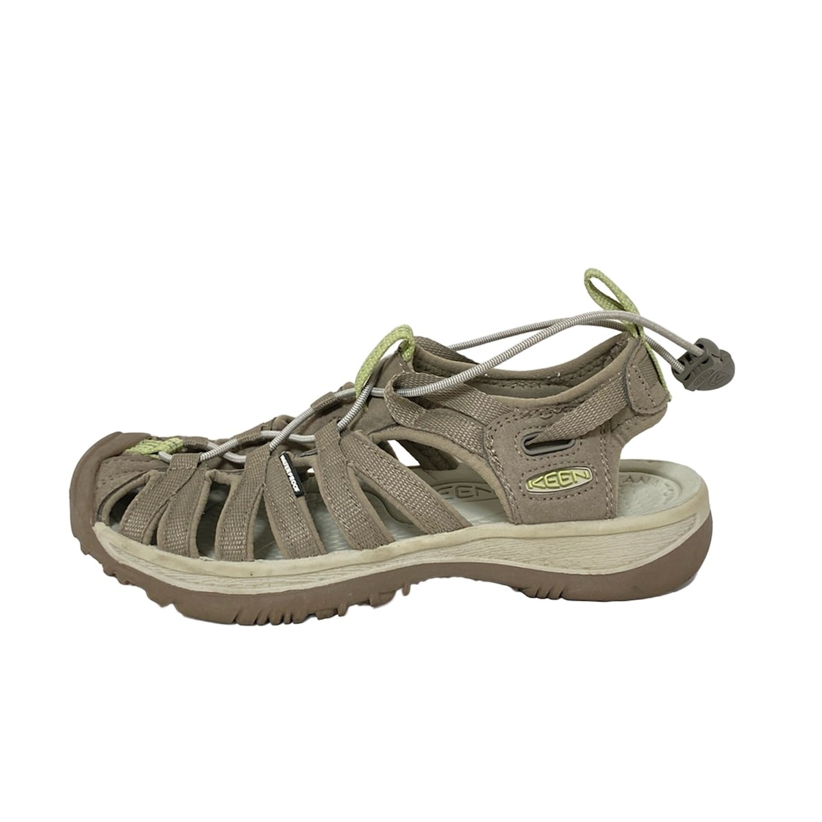 Auth KEEN Sandali da donna grigio beige verde chiaro in fibra chimica