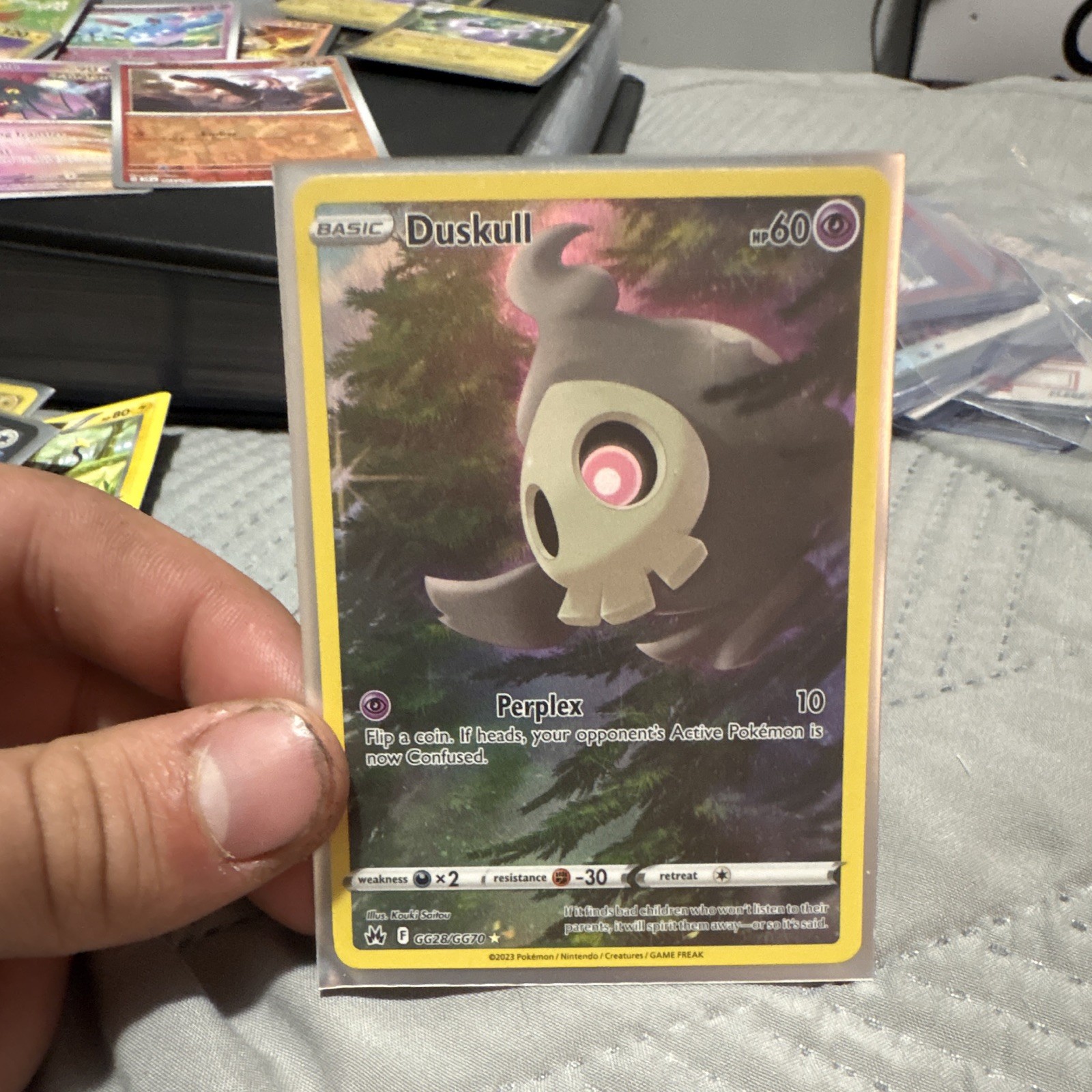 The Pokémon Company Pokémon TCG Duskull GG28/GG70 Crown Zenith Holo UR Eng 60