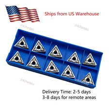 10 TNMG160408-HA N01 Inserts - Aluminum Turning, 3-Edge Economy,TNMG332-HA N01
