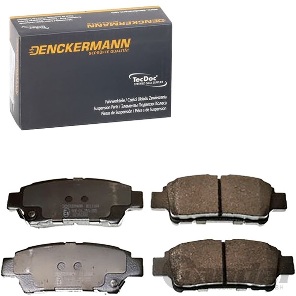 Denckermann BremsbelÄGe Hinterachse Passend FüR Toyota Avensis Previa | B111164-image