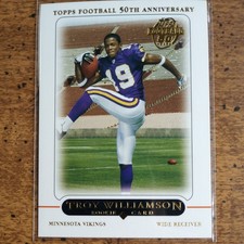 Troy Williamson .. ROOKIE ..  Minnesota Vikings .. 2005 Topps Base Card 440. rookie card picture