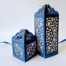 Hollow Lantern Box Metal Cutting Dies Stencil Scrapbooking DIY Album Stamp Paper