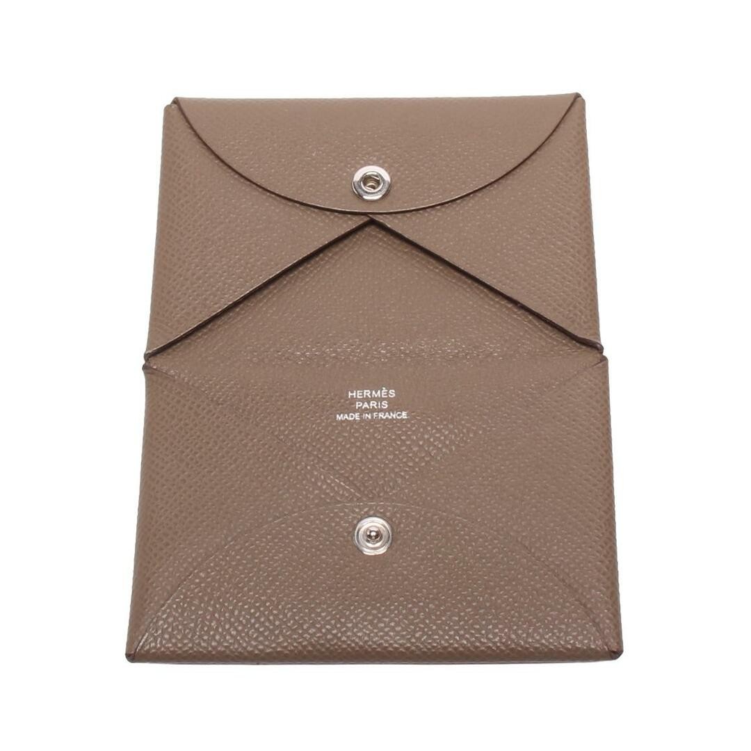 【アイコニックな金具が魅力】HERMS カードケース Hermes Card Case Silver Metal Fittings Z Engraved Epson