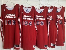 5x NWOT Adidas Unrivaled All American Reversible Basketball Jerseys Mens 2XT