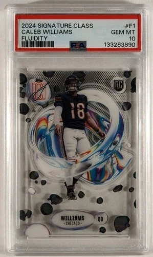 2024 Topps Signature Class Caleb Williams Fluidity RC Rookie #F-1 PSA 10