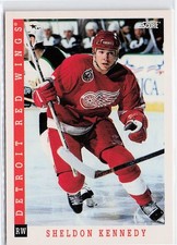 1993-94 Score #361 Sheldon Kennedy Detroit Red Wings