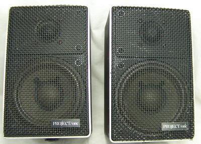 Project/One Speakers MM-55 Vintage 2-Way Speakers Nice Working set