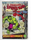 Amazing Spider-Man 119 1973 Marvel Comics VG+ 4.5 Battles Incredible Hulk