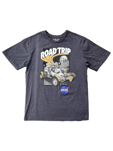 Boys Short Sleeve Gray Nasa Astronaut T-Shirt Tee Shirt XX-Large 18 - Picture 1 of 2
