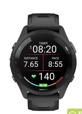 Garmin Forerunner 265 Unisex Adults Smartwatch - Black 