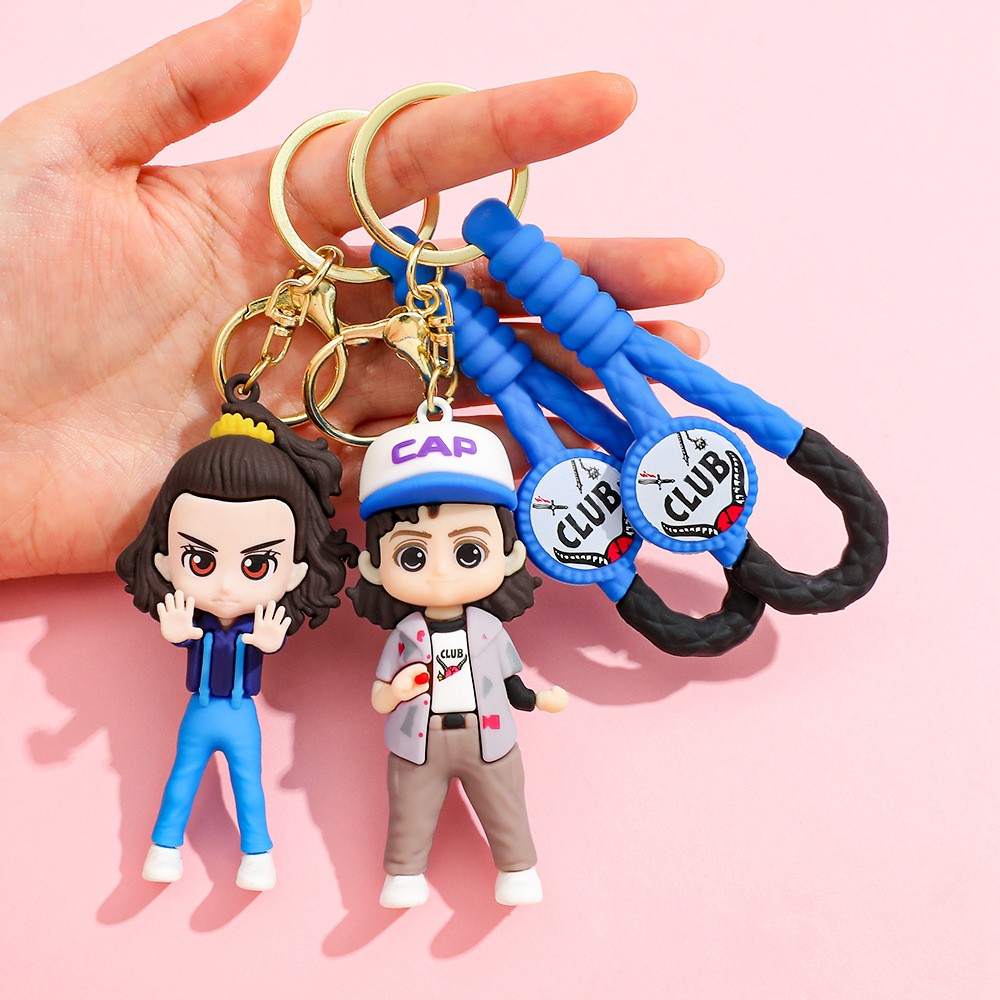 Stranger Things Characters Silicone Keychain Pend… - image 19