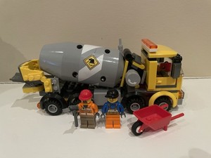 LEGO City: Cement Mixer (60018) - Complete Set w/ #ed Bags, Manual & Mini Figs!