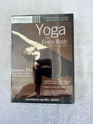 Yoga For Every Body Interactive Yoga Series BodyWisdom DVD SEALED 35+ ROUTINES