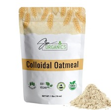 Shea Organics Colloidal Oatmeal Powder  Gentle Soothing Bath Treatment