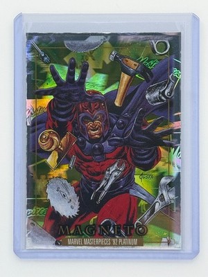 2024 Marvel Masterpieces '92 Platinum Magneto  #49 HOLOFOIL