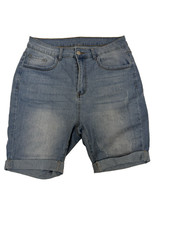 Shein Casual Stretchy Blue Women Denim Shorts Size XL Jeans Shorts /AY29