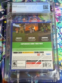 NEW SEALED 2024 PS5 MINECRAFT 3500 Bonus Coins Edition CGC Graded 9.9 A++ Seal