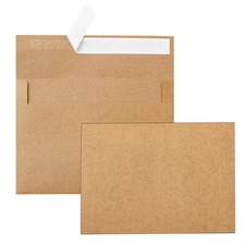 20 Pack 5x7 Inch Blank Greeting Cards Envelopes Flat Cardstock for Invitations