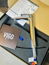 VIGO Norfolk VG03027CH Single-Handle Single Hole Bathroom Faucet- Chrome 