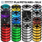 5/10KG New GEEETECH 3D Printer Filament 1KG/Roll PLA PETG TPU ABS+ Consumables