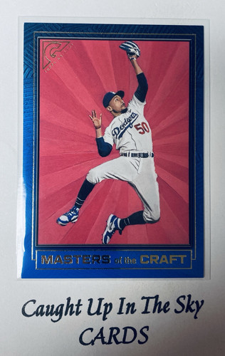 2021 Topps Gallery Mookie Betts “Masters of the Craft” Blue #21/99 Dodgers - Picture 1 of 2