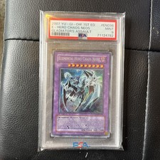 2007 YU-GI-OH! GLAS-GLADIATOR'S ASSAULT 1ST ED ELEMENTAL HERO CHAOS NEOS PSA 9