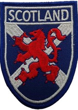 Scotland Red Lion Embroidered Patch - LAST FEW