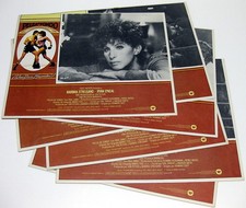 BARBRA STREISAND Pelea De Fondo (The Main Event) 1979 MEXICO Lobby Card Set (8)