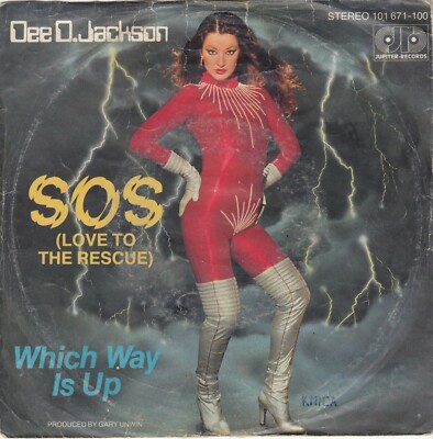 DEE D. JACKSON SOS LOVE TO THE RESCUE /WHICH WAY IS UP 1980 RECORD GERMANY 7'' PS