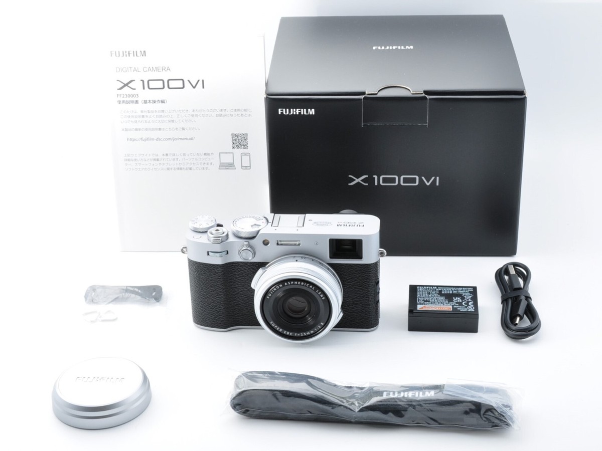 Fujifilm X100VI Digital Camera Works perfectly[Almost Unused