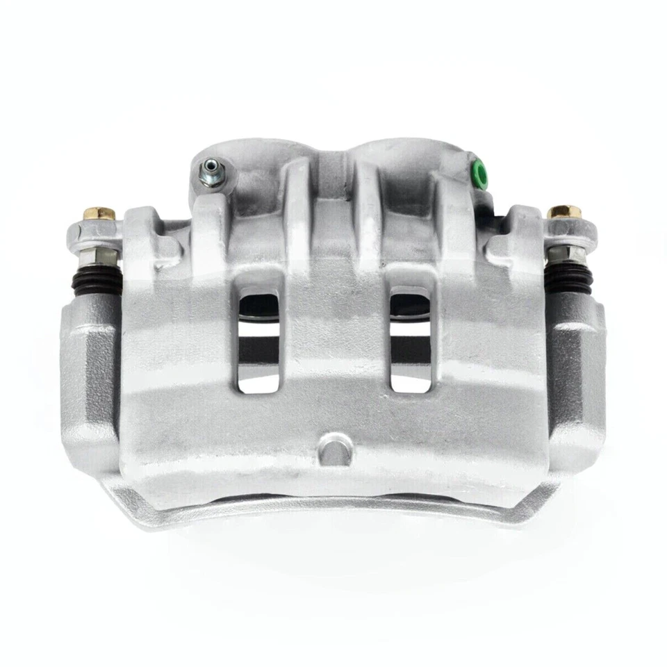 Par de pinças de freio dianteiro com suportes para 2008-2011 2012 2013 2014 Cadillac CTS - Imagem 2 de 4