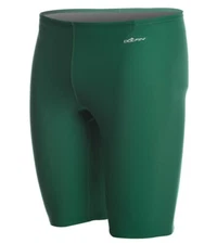 Dolfin Men's Reliance Solid Jammer Swimsuit (Forest, 38)