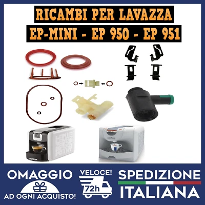 TUTTI RICAMBI PER LAVAZZA EP MINI - EP 950 - EP 951 - LB 951 GUARNIZIONI RACCORD