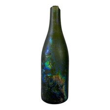 Mid 18th Century Iridescence Cylinder Bottle
