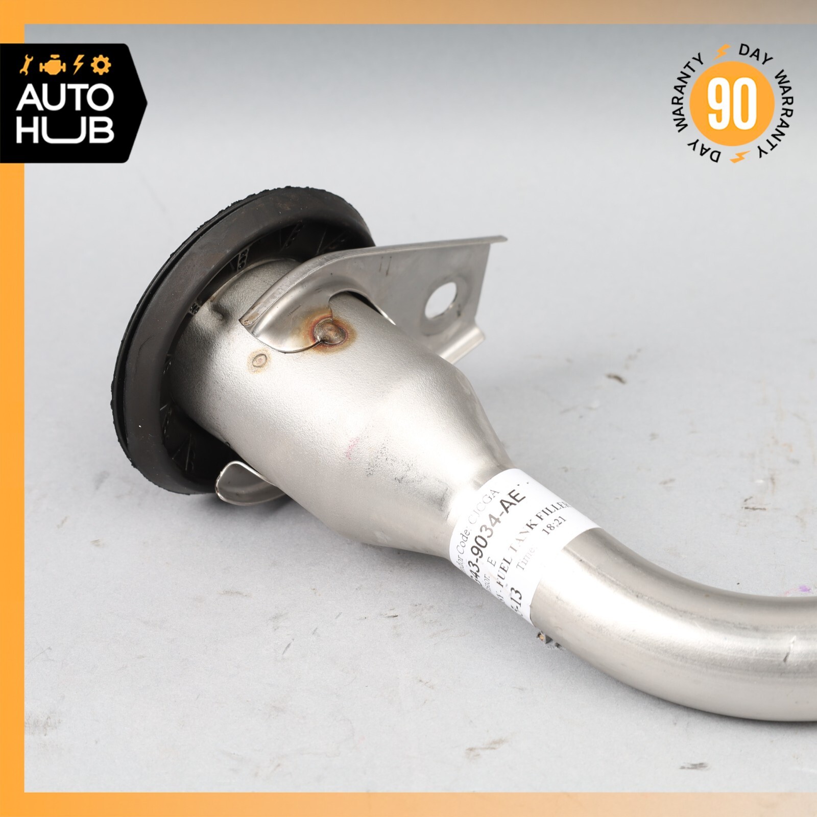 05-14 Aston Martin DB9 DBS Coupe Fuel Tank Filler Neck 4G439034AE OEM 35k