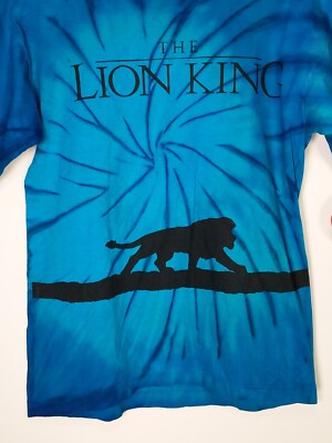 Disney Lion King Tie Dye Shirt Size XL Youth Vintage 90s NWT | eBay