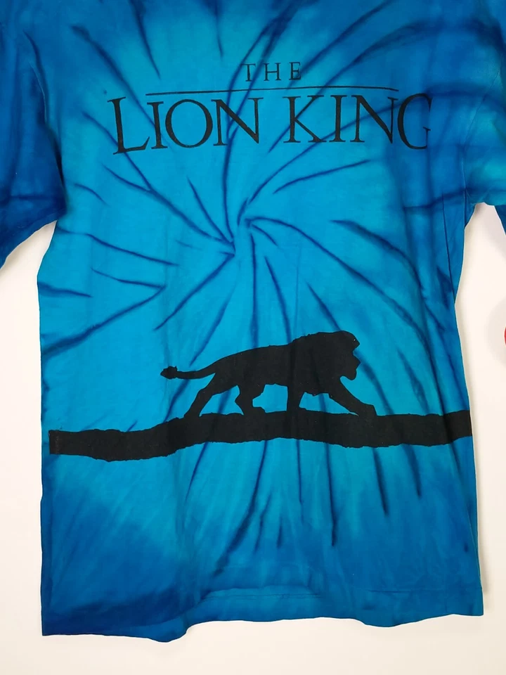 Camisa Tie Dye Disney Rey León Talla XL Juvenil Vintage Años 90 Nueva Con Etiquetas Foto 2 de 4