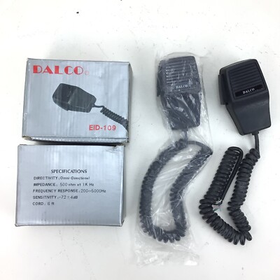 Lot of 2 DALCO EID-109 Speaker Microphones