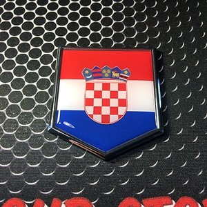Details About Croatia Hravatska Flag Domed Chrome Emblem Proud Flag Car 3d Sticker 2x 225